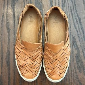 Frye woven loafer